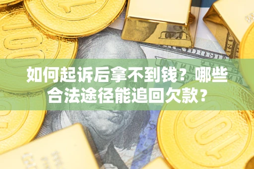 北京如何起诉后拿不到钱？哪些合法途径能追回欠款？