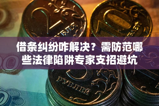 北京借条纠纷咋解决？需防范哪些法律陷阱专家支招避坑