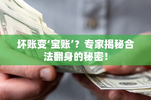 北京坏账变‘宝账’？专家揭秘合法翻身的秘密！