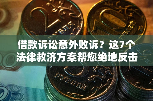 北京借款诉讼意外败诉？这7个法律救济方案帮您绝地反击！
