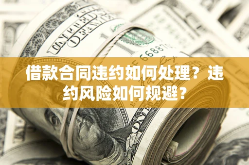 北京借款合同违约如何处理？违约风险如何规避？