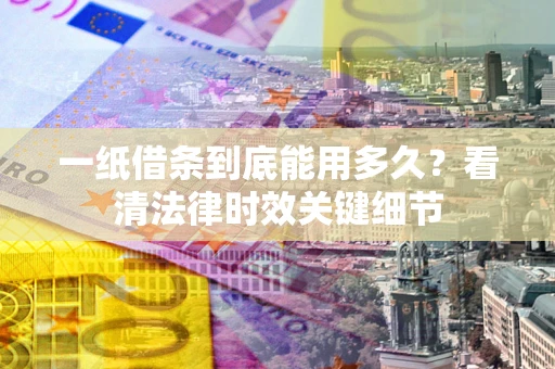 北京一纸借条到底能用多久？看清法律时效关键细节