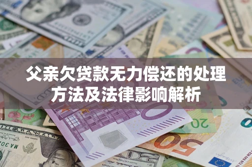 北京父亲欠贷款无力偿还的处理方法及法律影响解析