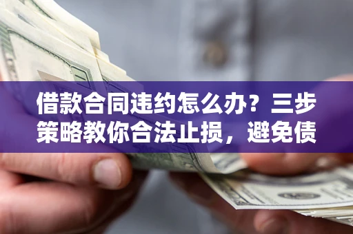 北京借款合同违约怎么办？三步策略教你合法止损，避免债务危机升级